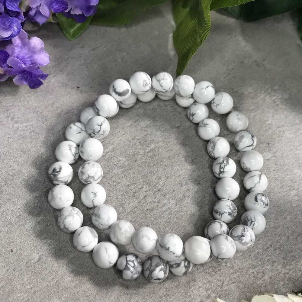 Howlite bracelet - Picture 2 of 4